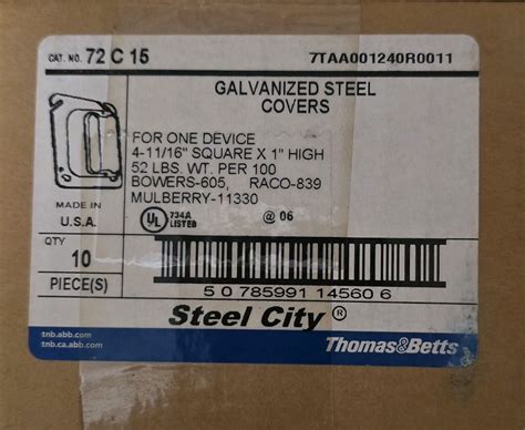 steel city cy boxes|t&b steel city catalog.